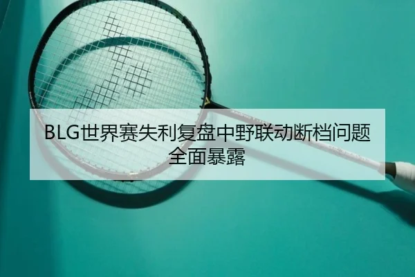 BLG世界赛失利复盘中野联动断档问题全面暴露 - BAJIESPORTS